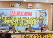 Wakapolda Sultra Buka Taklimat Awal Pelaksanaan Audit Kinerja Tahap II