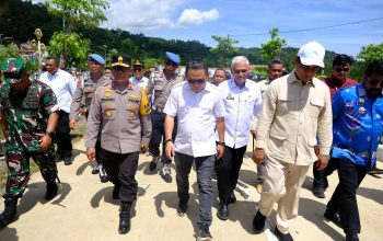 Irjen Pol Dwi Irianto Dampingi Menteri Pertanian Tinjau Bendungan Ameroro di Kabupaten Konawe : Dorong Ketahanan dan Swasembada Pangan Nasional